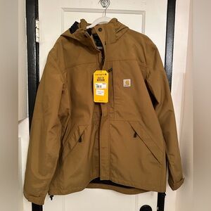 🚜Carhartt Storm Defender Jacket -NWT- Size L 🌧️